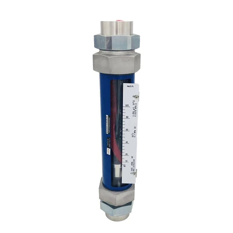 Changzhou double ring gas glass rotor flowmeter VA/SA/FA10-40F glass rotor flowmeter