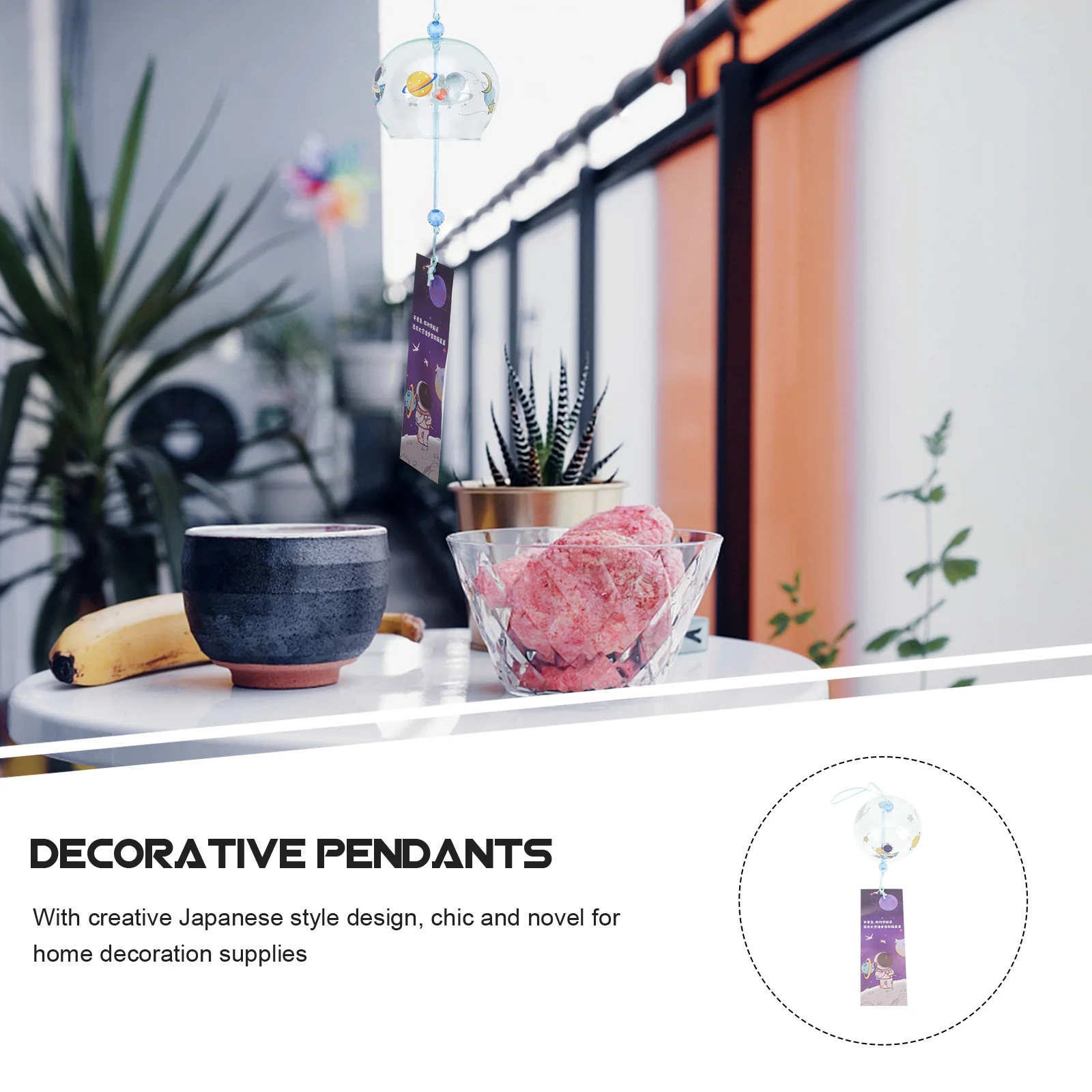 

Japanese Style Pendant Outdoor Windchime Decorative Garden Hanging Decoration Chimes for outside