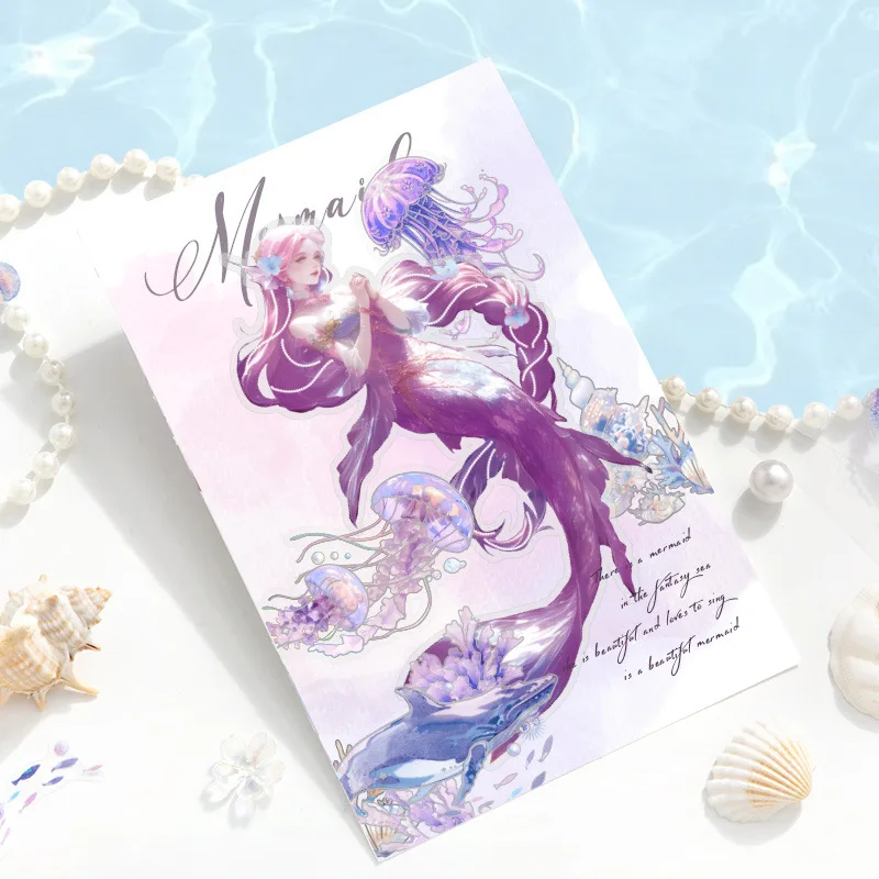 Fantasy Ocean Series Sticker Pack Dream Whale Underwater World Goo Ka Handbook DIY Decorative Material