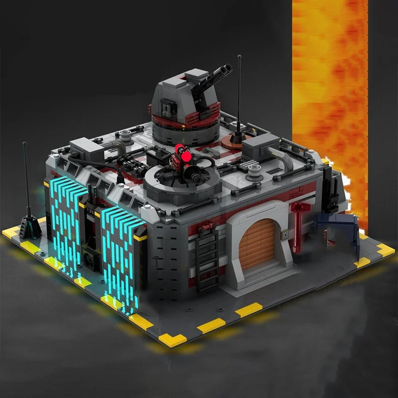 1594 قطعة MOC SW استنساخ قاعدة مستودع ستار معركة نموذج بناء اللعب كتل العمارة هدايا عيد الميلاد تجميع فكرة الطوب الاطفال