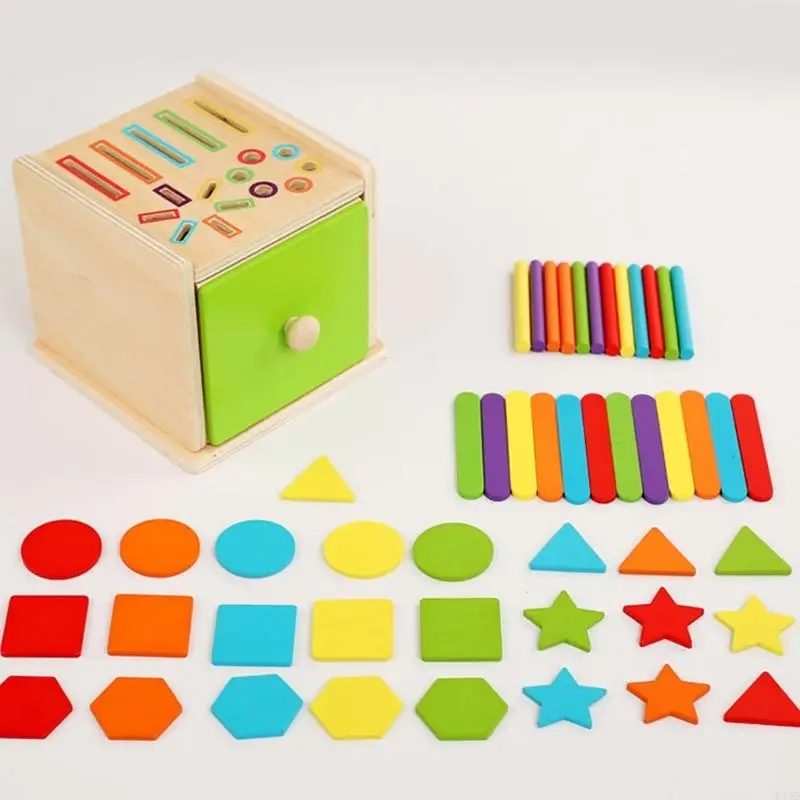 Giocattolo educativo del gioco da tavolo della scatola moneta per lo sviluppo cognitivo della prima infanzia Gioco dei in