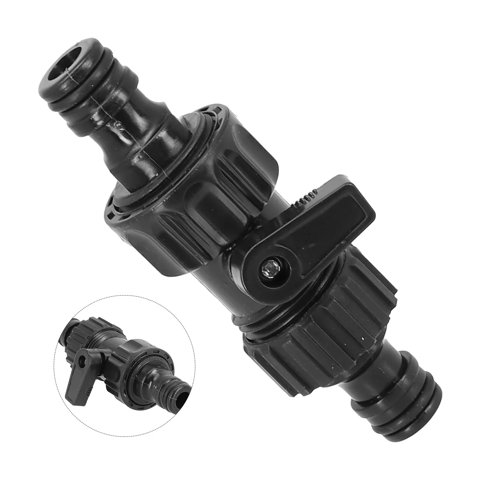 

Garden Hose Pipe Shut-Off Valve Hose Pipe Quick Connector Inline Tap Fitting Connector For Gardening Irrigation