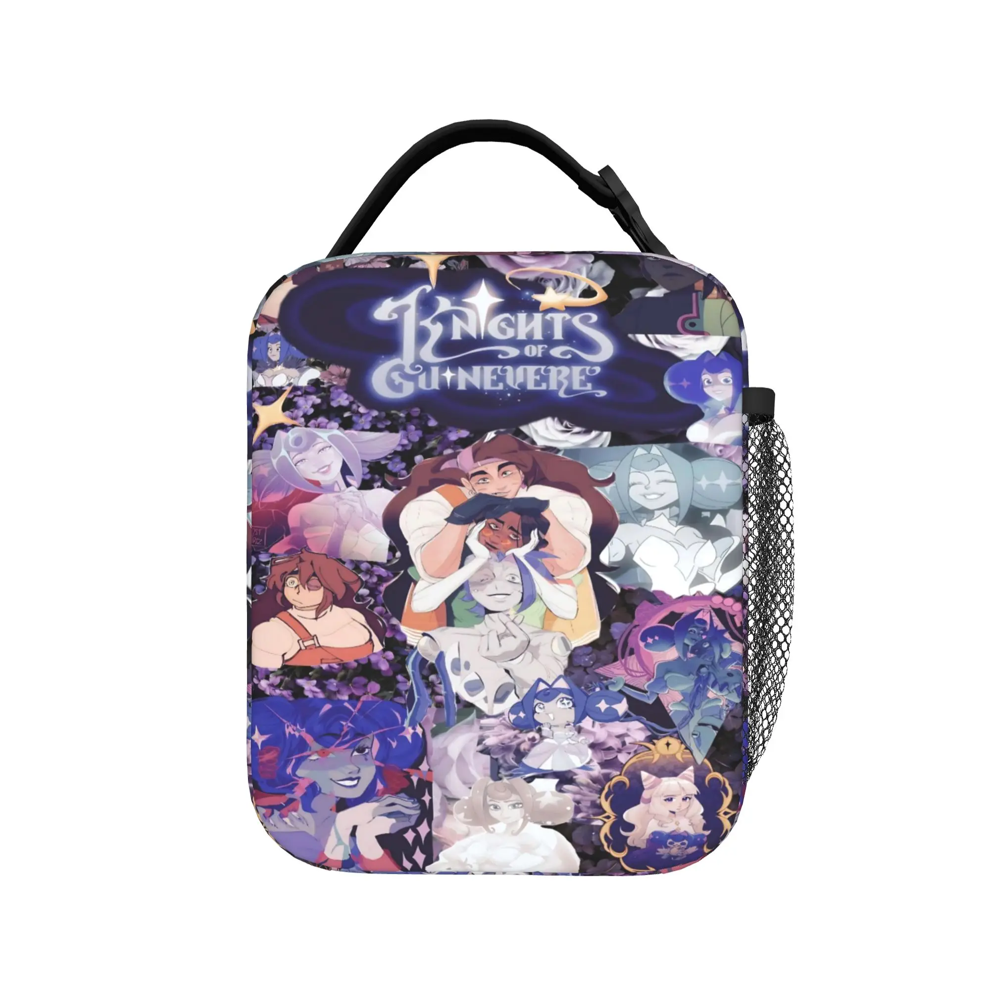 K-Knights Of Guinevere Insulated Lunch Bag for Men Women  Food Bag Reusable Cooler Thermal Lunch Boxes For Work