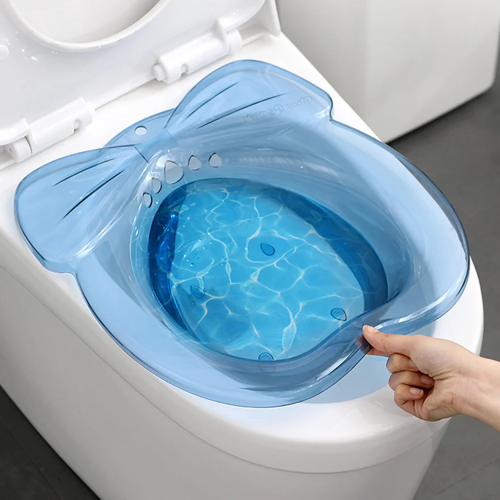 

Pregnant Women Wash Basin Stiz Hip Postoperative Care Sitz Bath Basins Non Slip Edge Comfortable Durable Suitable Most Toilets