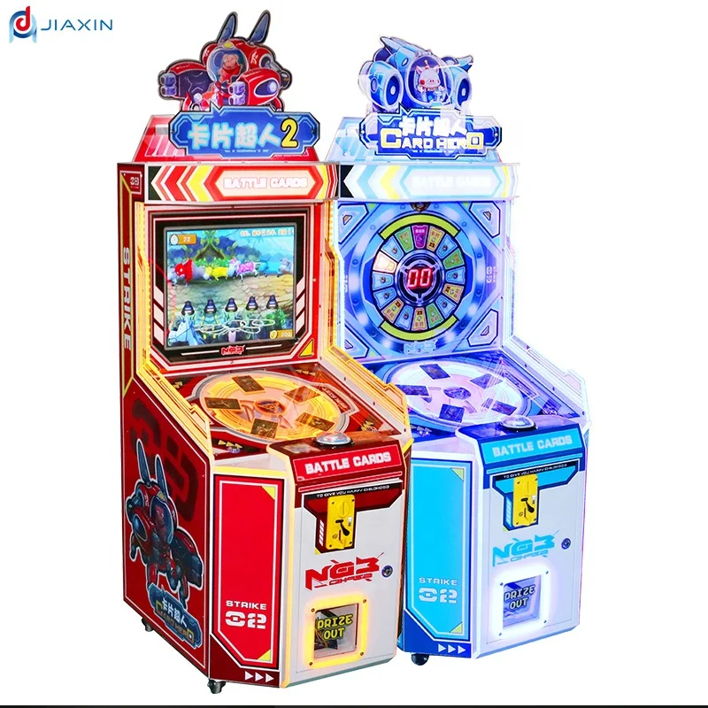 

Factory Direct Children's Coin Operated Ultraman Card Machine Gift Redemption Game Machine With Carousel Game Machine