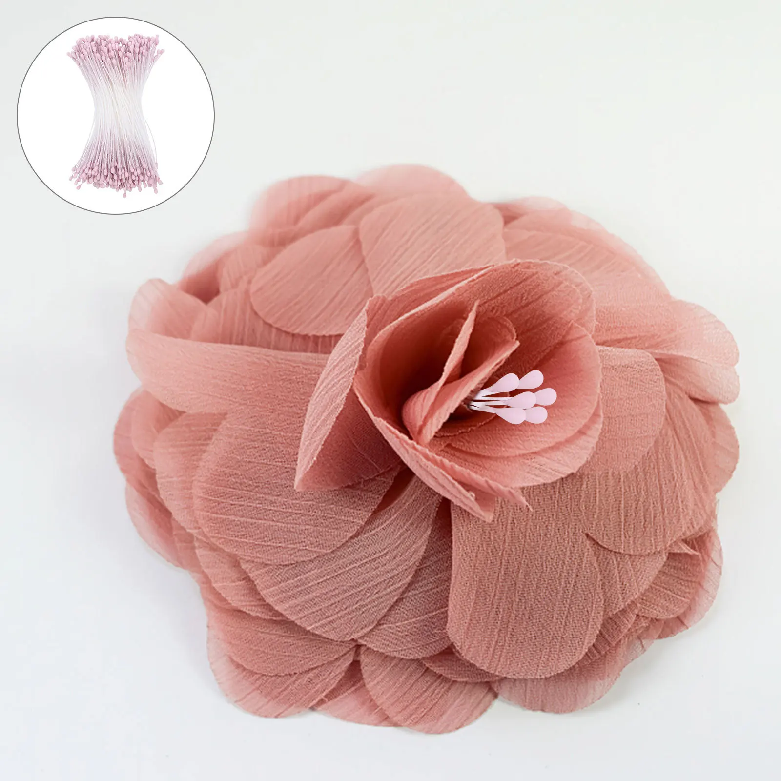 

1 Bag Artificial Matte Flower Double Head DIY Floral Stamens for Flower Making Cake Decorating Wedding Party Crafts