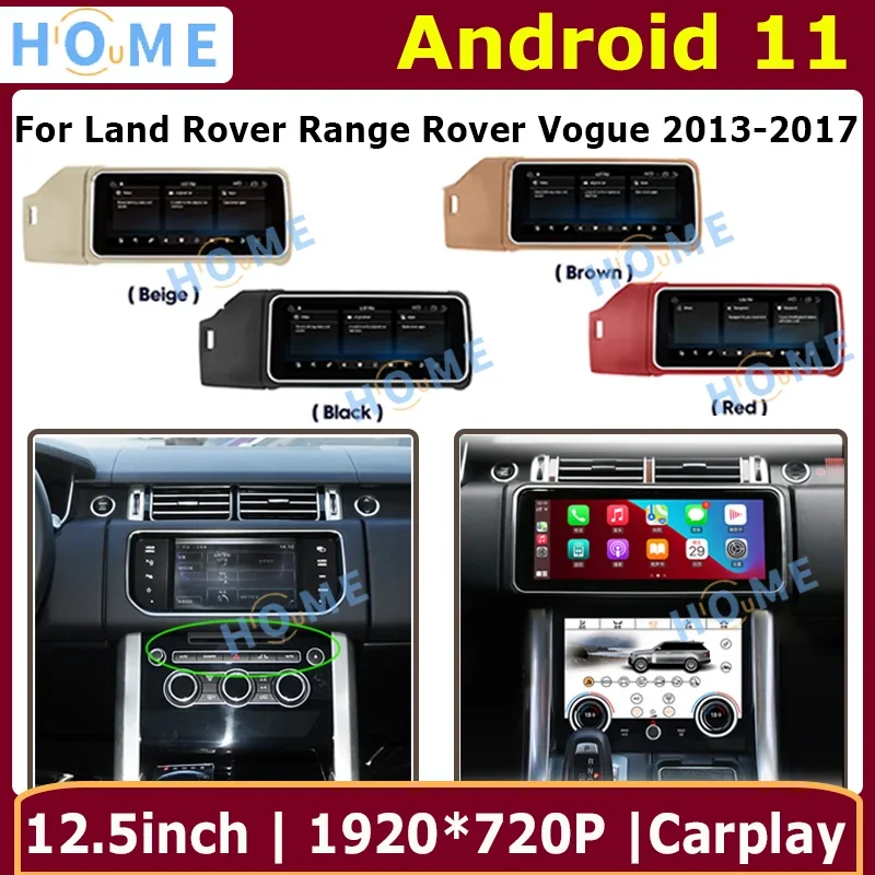 Android11 6+128G  Radio Car Radio Climate Control Touch Screen Multimedia Player For Land Range Range Rover Vogue L405 2013-2020