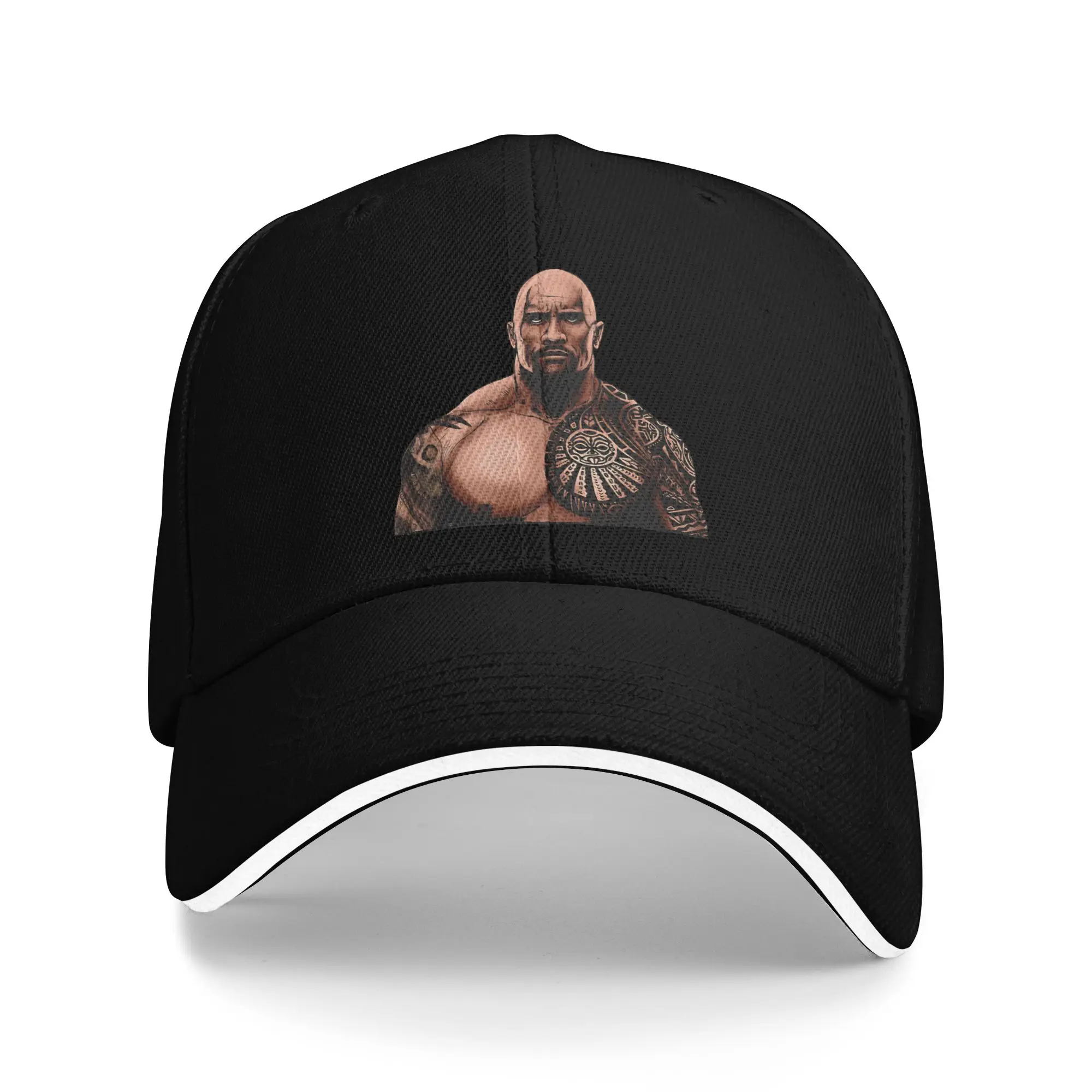 Dwayne Johnson tattoo bull Baseball Cap  Outdoor Sport Hot Sale Trucker Hat Women Men y2k Cute Custom DIY Baseball Caps
