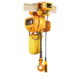 Electric Hoist 380V Lifting Crane 1 Ton 4-Meter Single Chain Hook Fixed Operation Low Crane