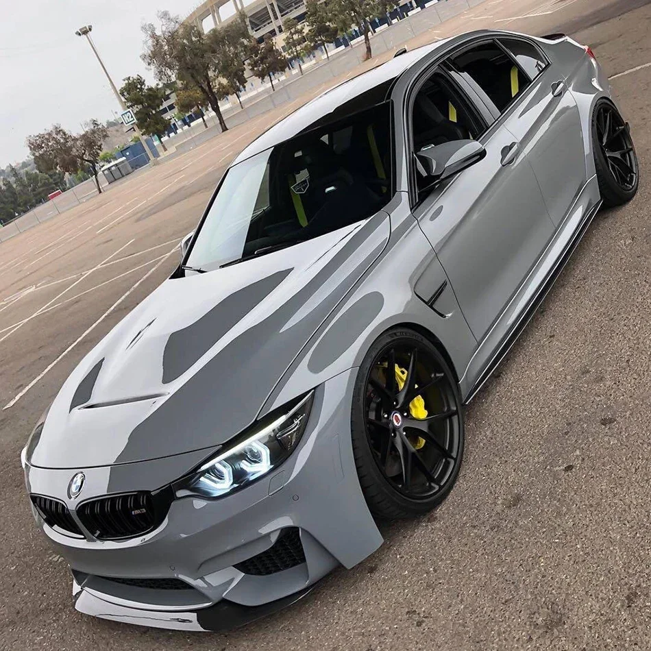 

Custom High Glossy Bright Nardo Grey Color Change Film Color PPF Protection Film Color-Changing Sticker Car Vinyl Wrapping Foil