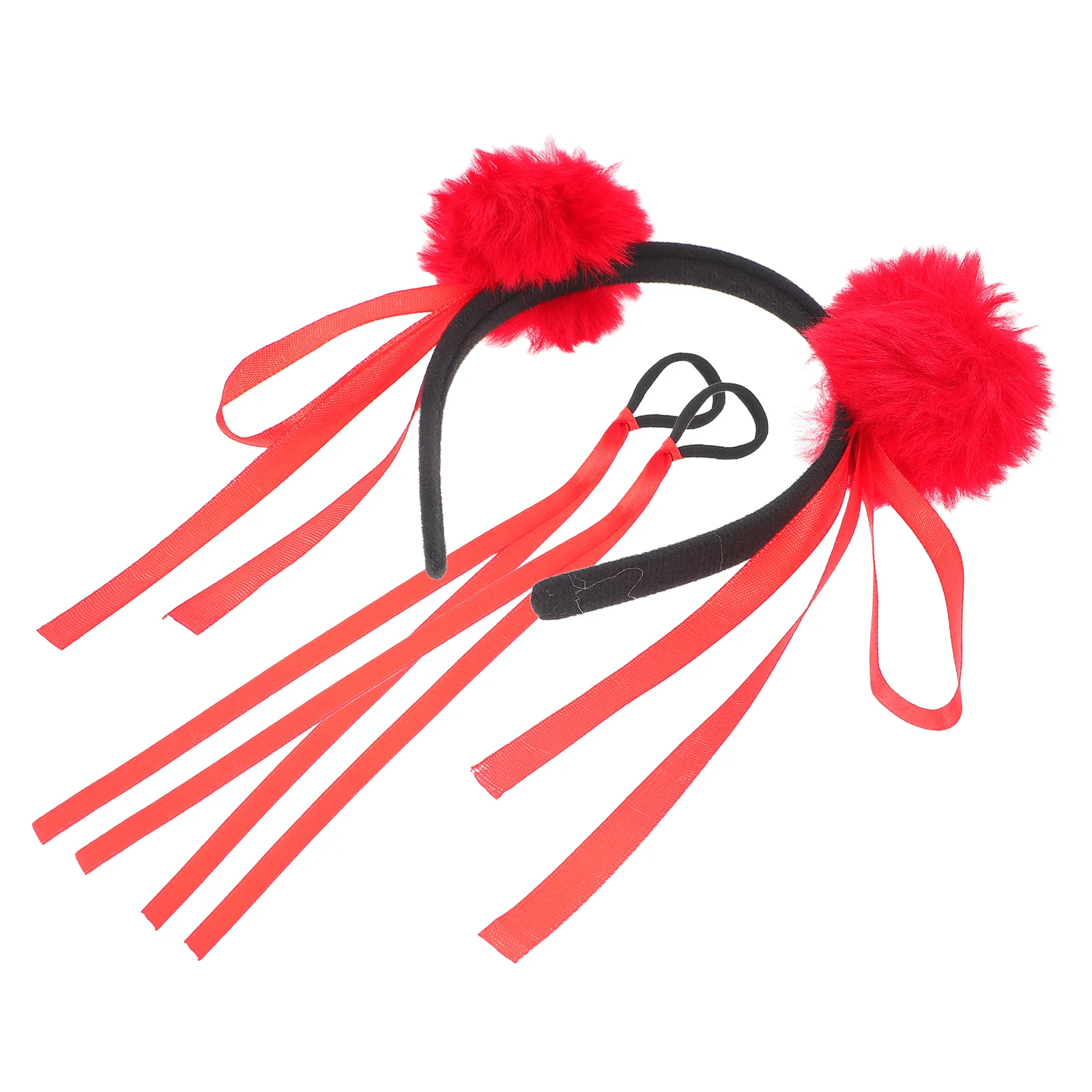 

Headband Hair Accessories for Kids Girls Adorable Plastic Woven Plush Material Lightweight Performance Dance Photo Prop