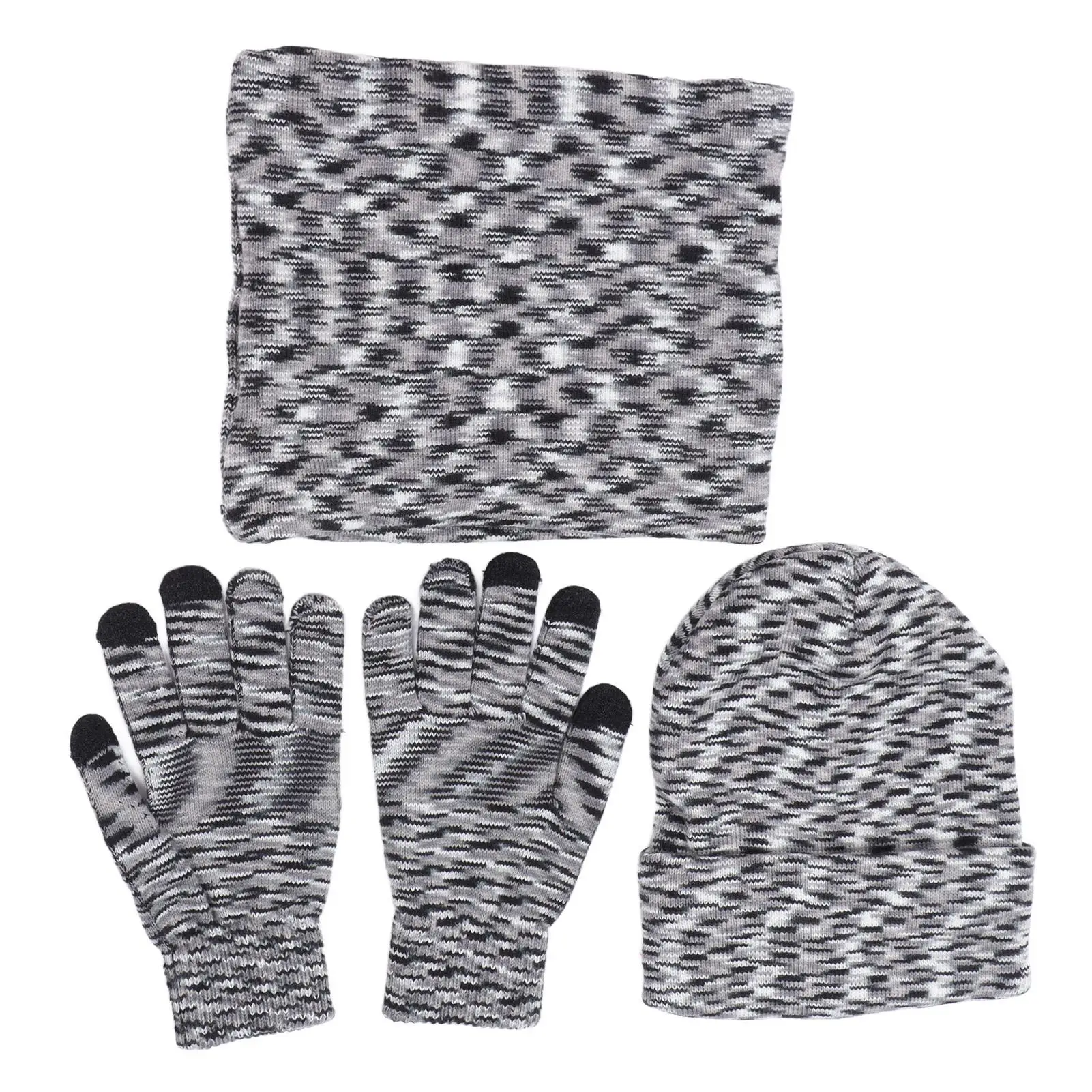 

Stylish Winter Hat, Gloves & Scarf Set - Cozy Knitted Accessories for men , Perfect for autumn Fashion