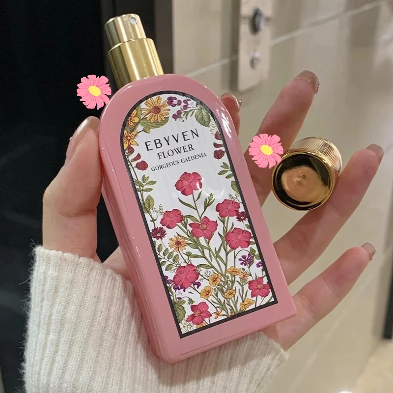 

100mlCaixa de presente perfume para mulher perfume floral gardênia fragrância colônia de longa duração corpo respingo presentes
