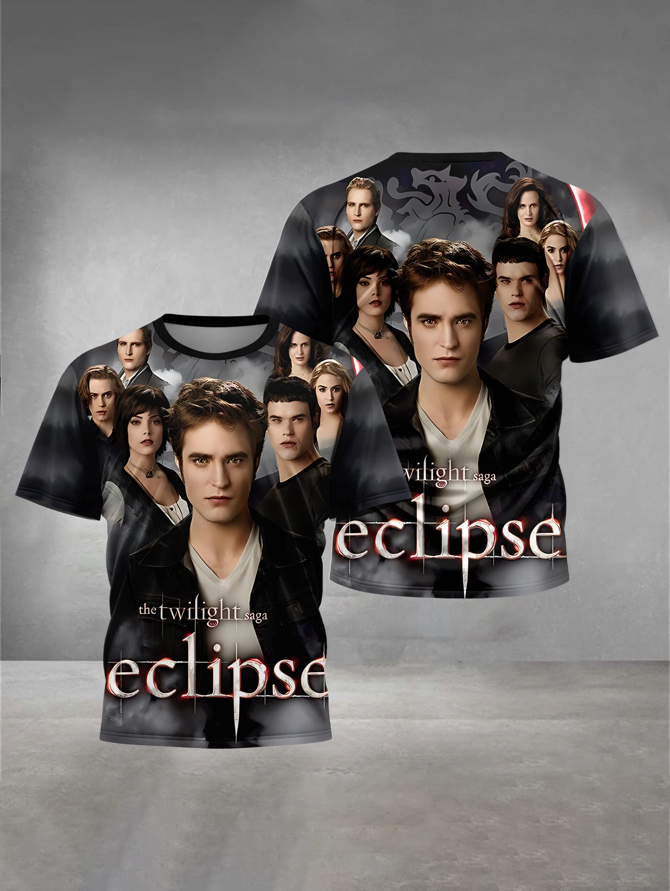 3D Print Baby The Twilight Saga Edward Cullen Clothing 5 to 14 Years Male Outdoor Clothe for Children Boy Girl Child T-Shirt Top