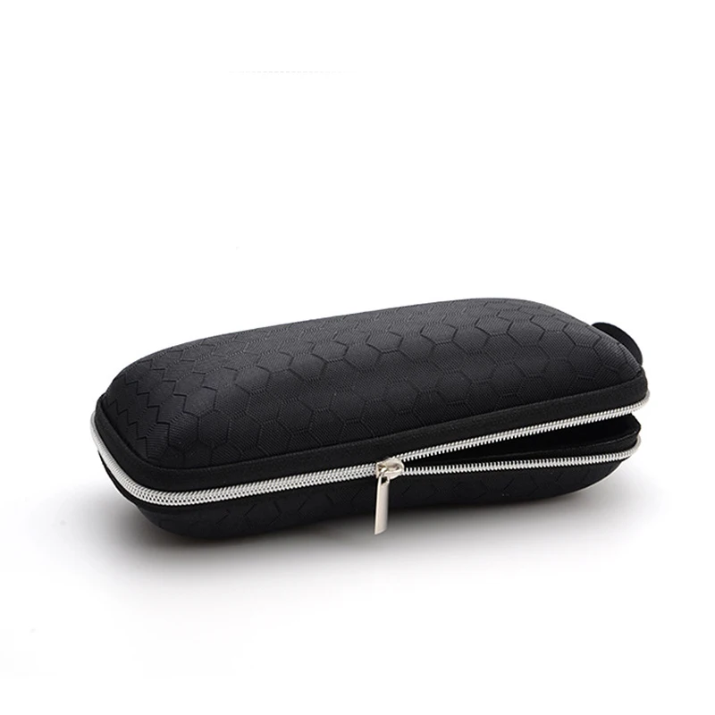 Portable Sunglasses Case For Women Men Glasses Box With Lanyard Zipper Eyeglass Case Cover Protector