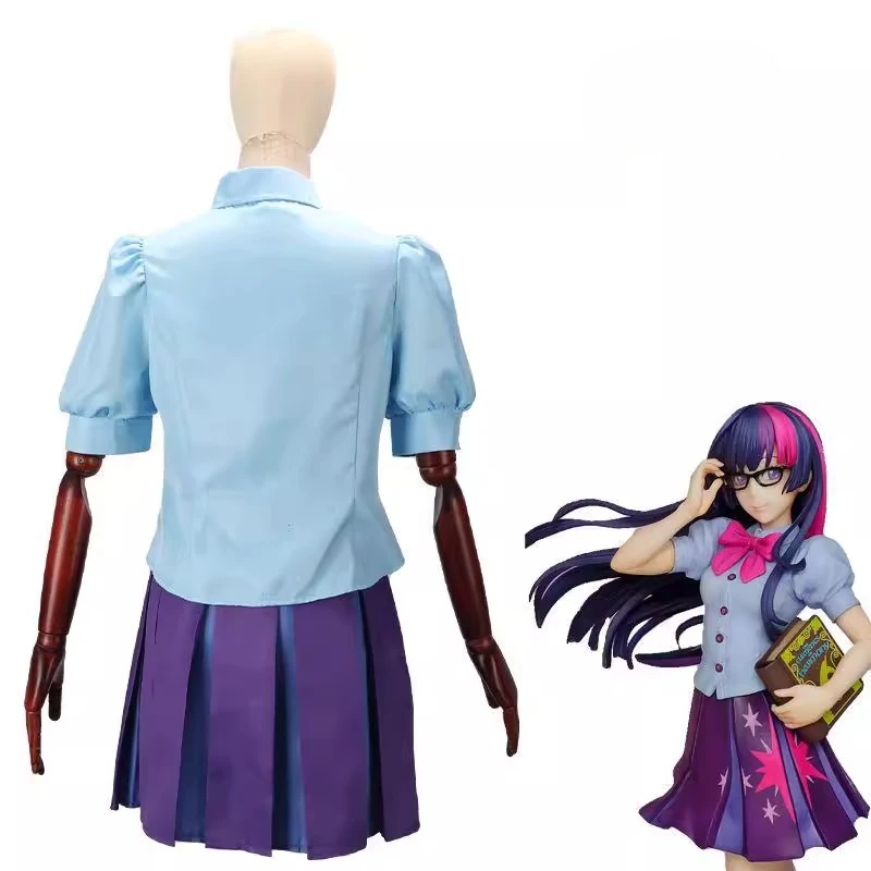 زي توايلايت سباركل التأثيري للنساء البالغات، فستان صيفي موحد، زي الهالوين، أزياء كرنفال للبالغين