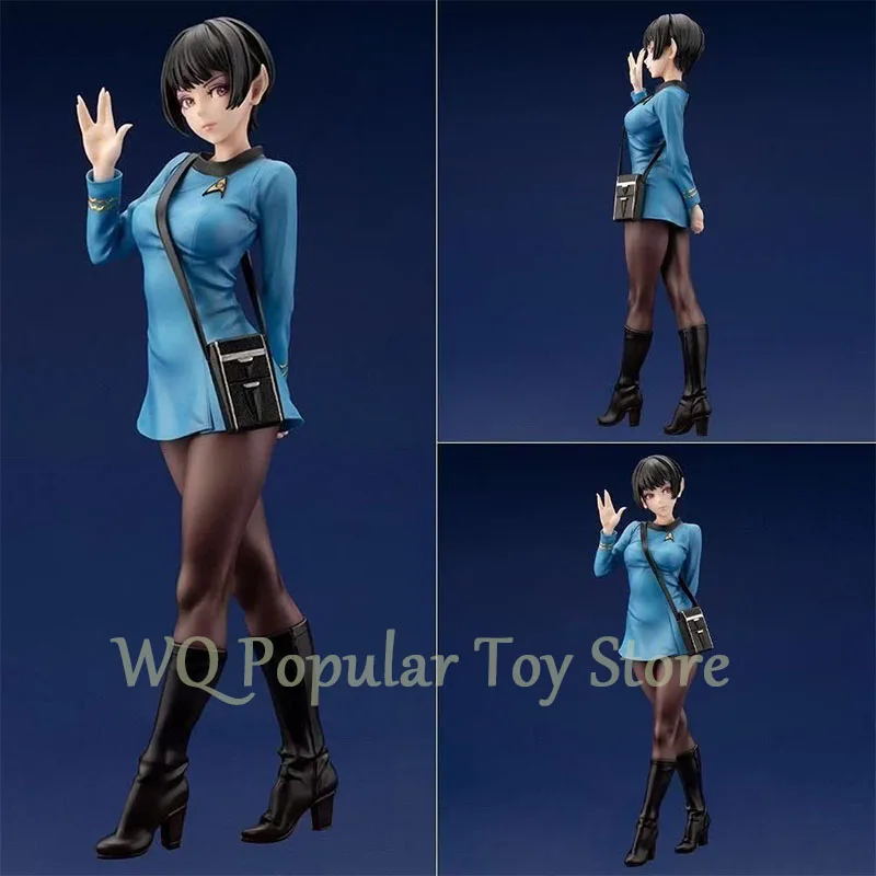 20cm Star Trek Figures Vulcan Anime Figure Girl Figurine Collectible Model Doll PVC Statue Desk Decoration Birthday Gift Toys