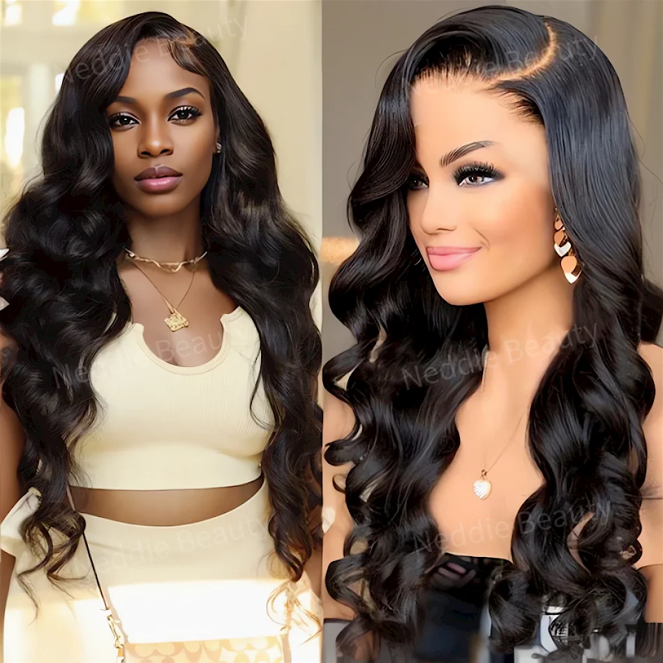 Body Wave renda Wig Frontal 30 40 inci prepked Wig murah Brazilian dijual Clearance HD rambut manusia transparan untuk wanita