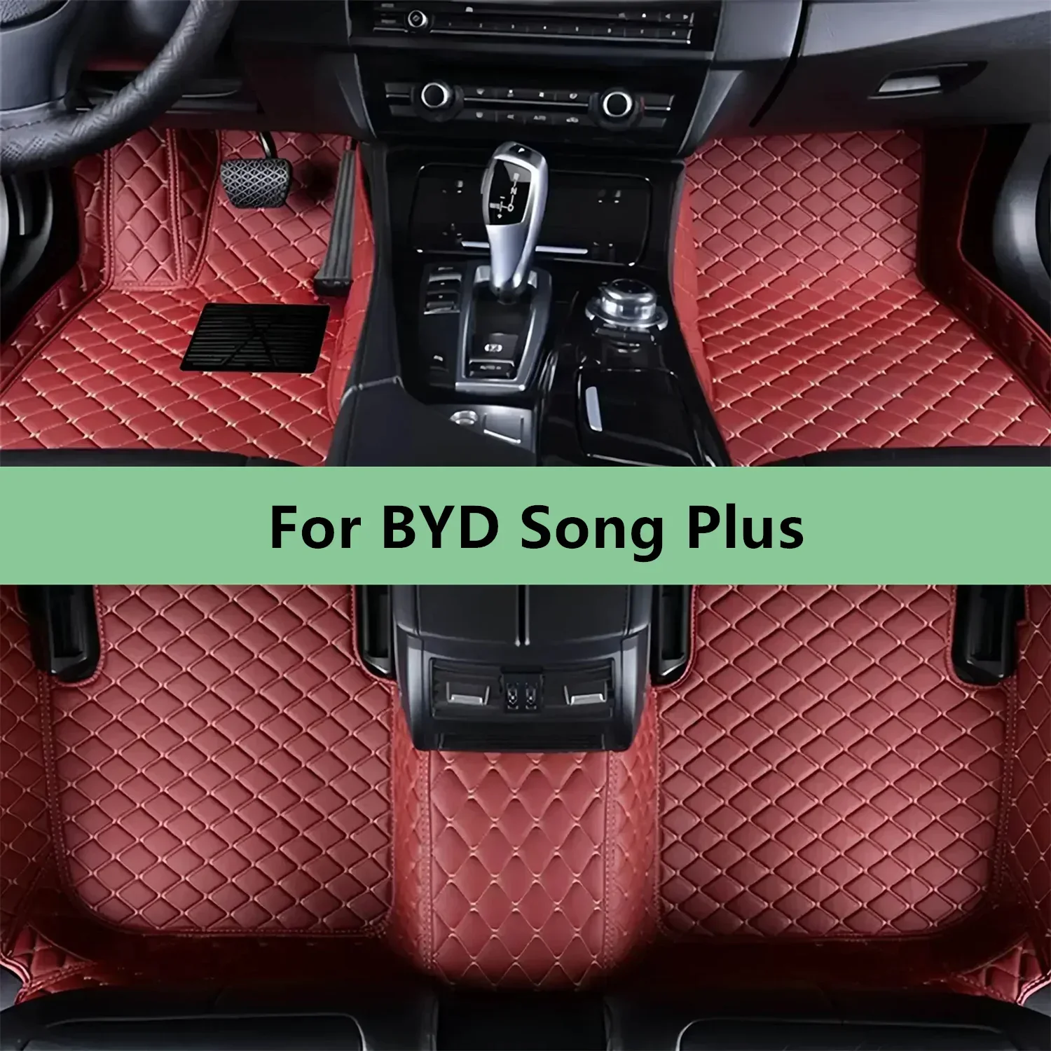 Car Floor Mats For BYD Song Plus 2020 2021 2022 2023 2024 2025 2026 2027 2028 Floor Mats for Men Women Car Interior Accessories