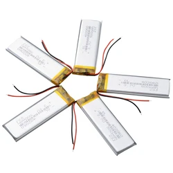 5 PCS 3.7V 500mAh Lipo Polymer Lithium Rechargeable Battery For MP3 GPS Bluetooth Recorder Headset Smart Watch 402060 Massager