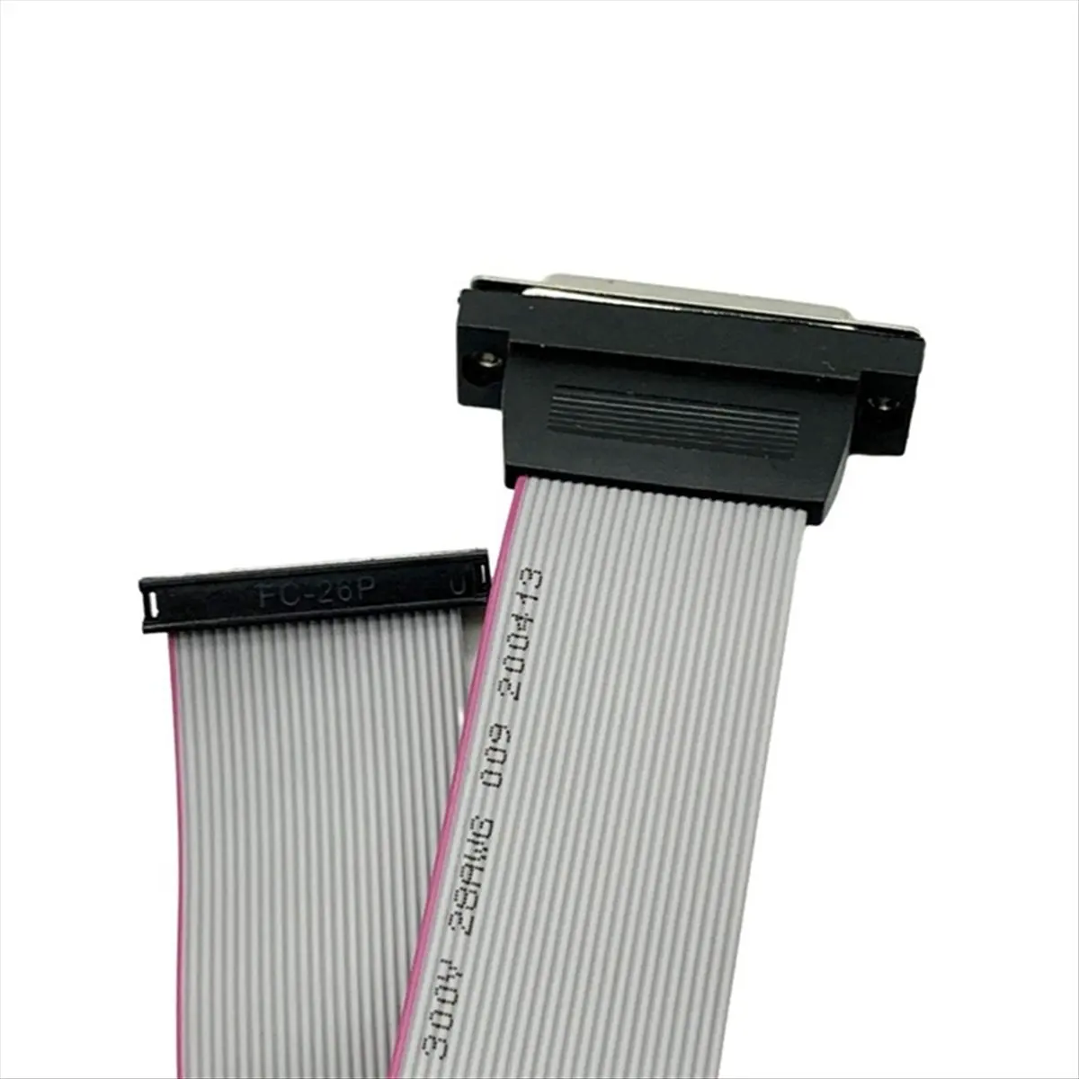 

(BAAY) Wire Flat Ribbon Cable DB25 Female to FC-26 Female Connector for LCD Monitors, Connecting Circuit Boards, Computers.