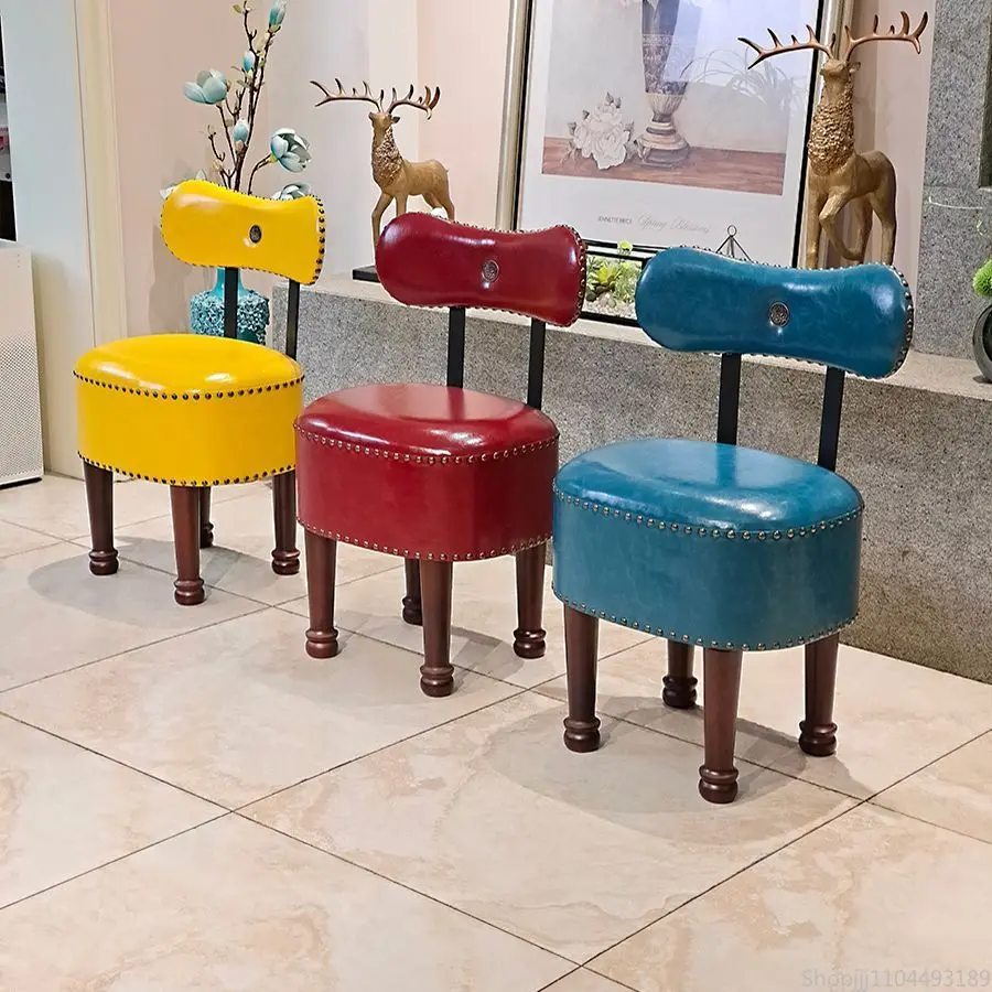 

Стул Americana Accent — кожаное сиденье из массива дерева для туалетного столика