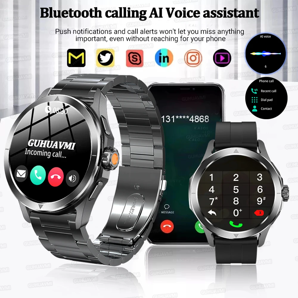 Watch S4 Ultra Outdoor Sports GPS Track Smart Watch Men 1.53"AMOLED Display Heart Rate Waterproof NFC Bluetooth Call Smartwatch image 3