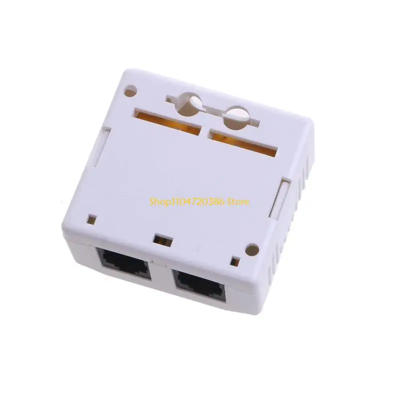 Cat5e RJ45 Keystone Jacks Perfil, Ethernet Wall Down, Cat5e Keystone Module Connector para placa pared