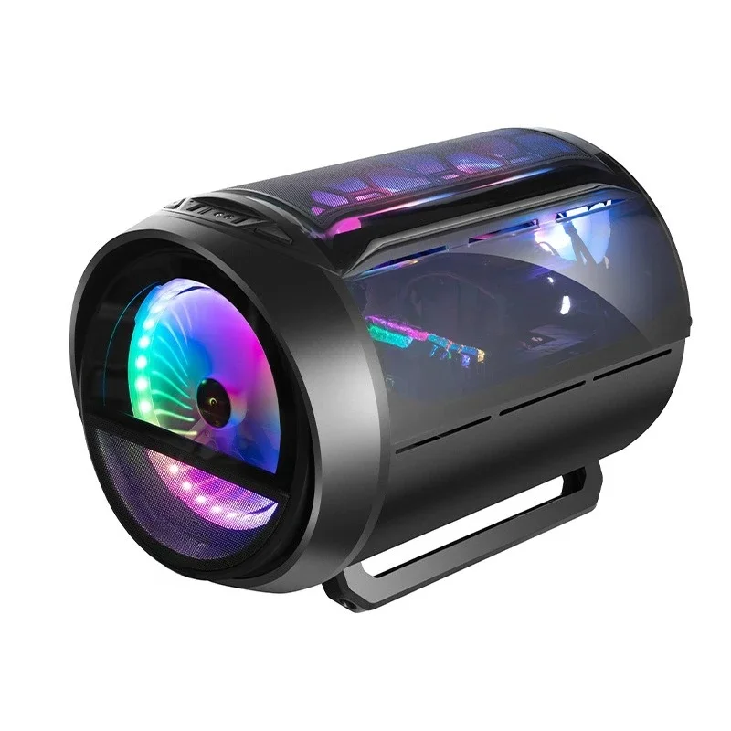 

Vitality chassis MATX different round, horizontal computer host box, panoramic side penetration