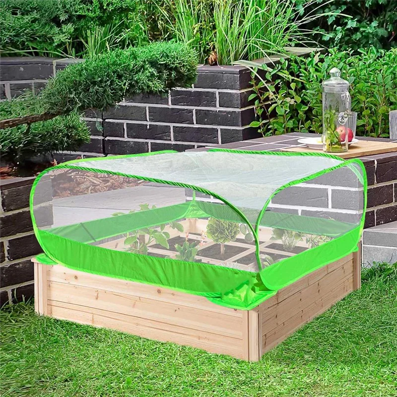 

ABRS-Garden Mesh Plant Cover Outdoor Plant Protector Mesh Plant Enclosure Raised Bed Garden Bird And Protection Guard