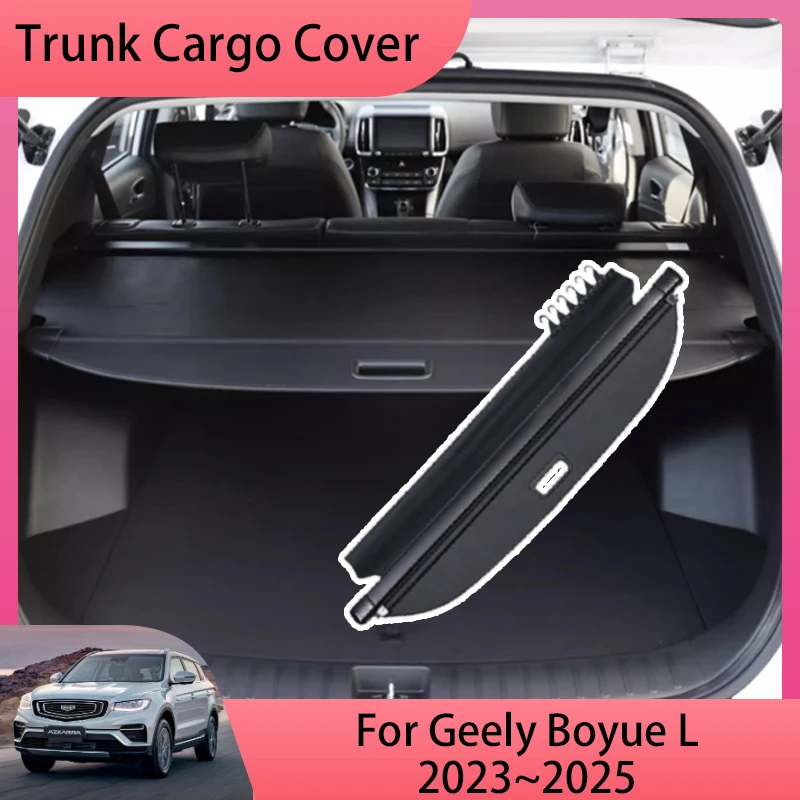 For Geely Boyue L FX11 2023 2024 2025 Interior Spare Parts Luggage Storage Cargo Stockpile Security Shades Car Storage Supplies