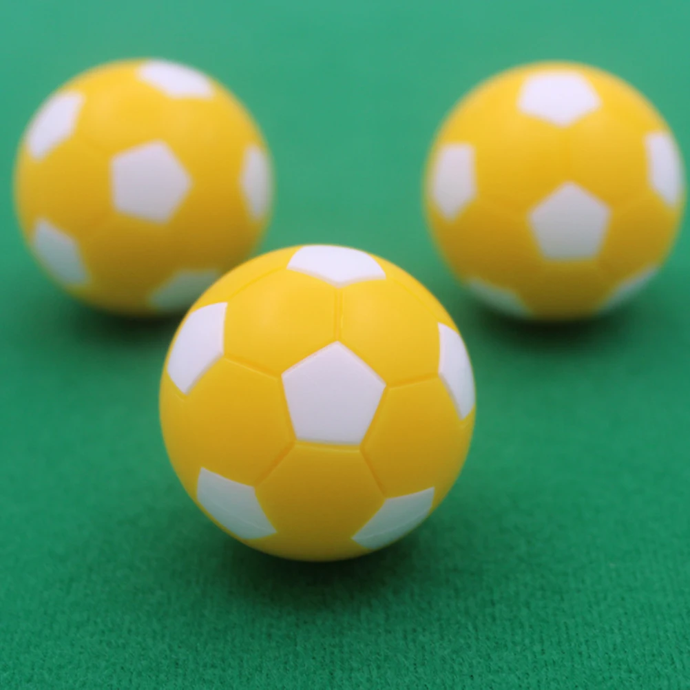 

6 Pcs Mini Football Table Accessories Small Soccer Balls Replacement Foosball Desktop Game Tabletop