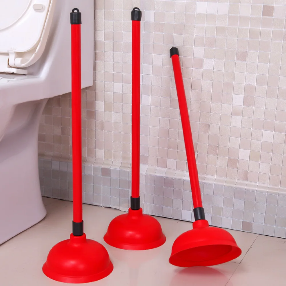 Strong Suction Toilet Plunger Manual Drain Cleaner Pipe Dredge Tool For Kitchen Sink Bathroom Sewer Blockage Maintenance Kit