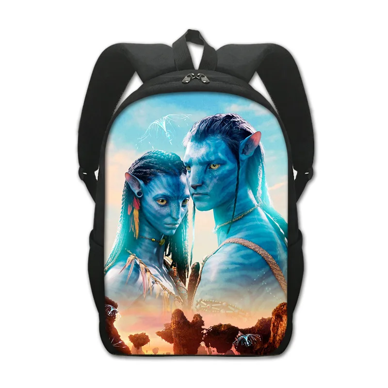 Film Avatar The Way of Water 3D zaino Cartoon satchel zaino Kindergarten Travel Leisure Bag per le donne Kid Bookbag