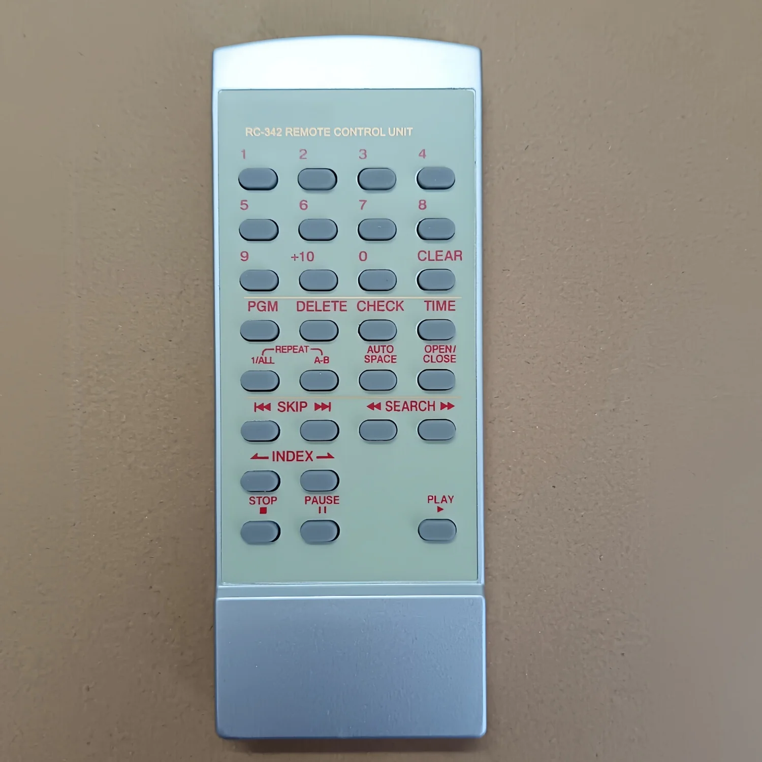 Control remoto original RC-342 para reproductor de CD TEAC RC342 CD5 CD7 CD10 CD15