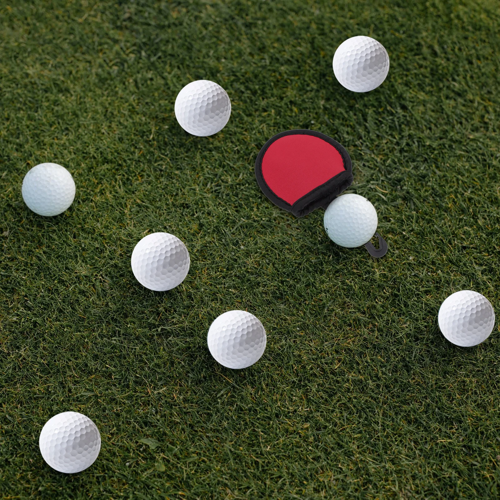 

1Pcs Golf Ball Cleaning Pouch Multi-Function Protective Bag Soft Interior Scratch-Resistant Wipe Pouch for Golf Accessories