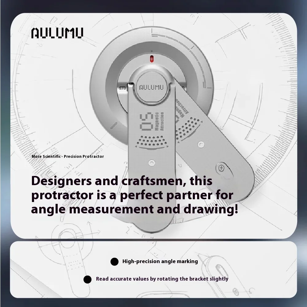 حامل هاتف مغناطيسي هوائي من Aulumu G05 - فائق النحافة وقابل للطي ومتعدد الاستخدام، يناسب iPhone 16 Pro Max/15/14/13، يأتي مع فتح الشاشة