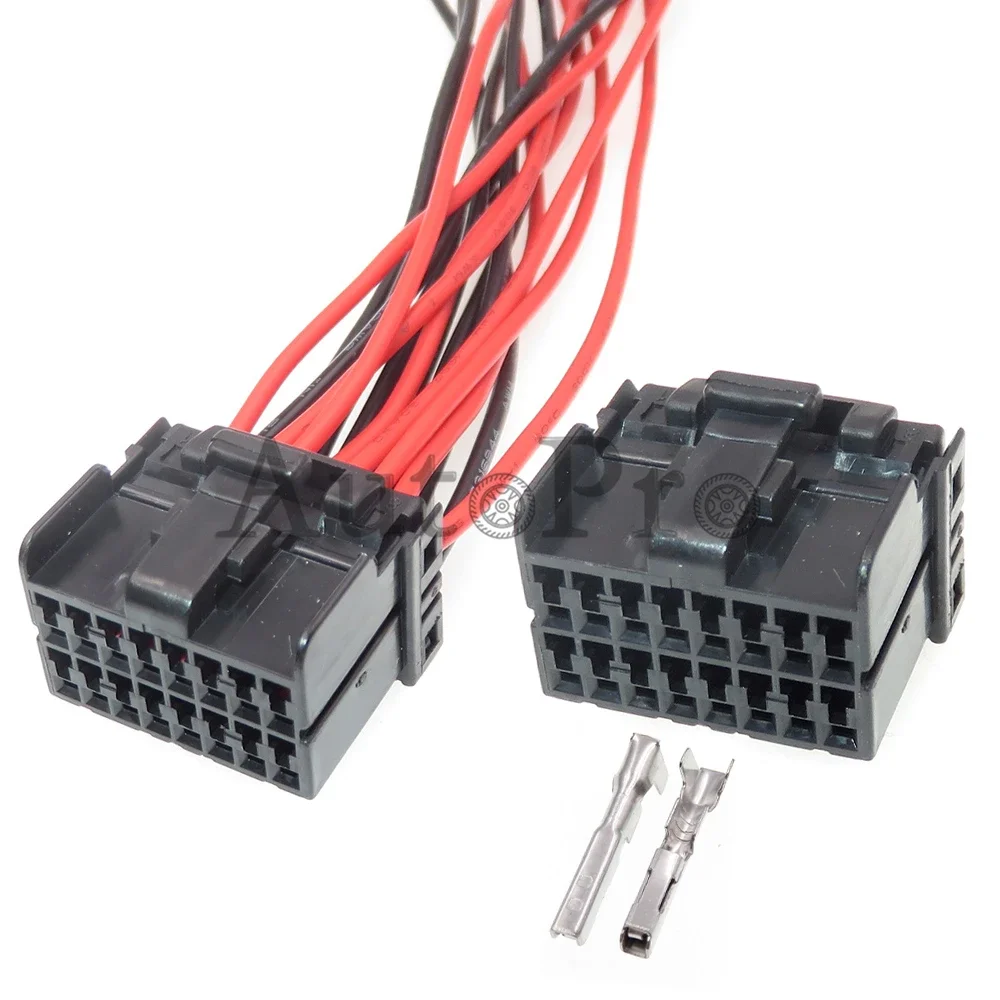 1 Set 16 Hole Car AC Assembly Unsealed Socket Auto Parts 174046-2 174053-2 174046-1 174975-2 Automobile Wire PCB Connector