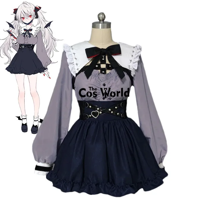 YouTuber Virtual VTuber Hololive Kuzuha Sanya Lolita Dress Outfits Anime Customize Cosplay Costumes