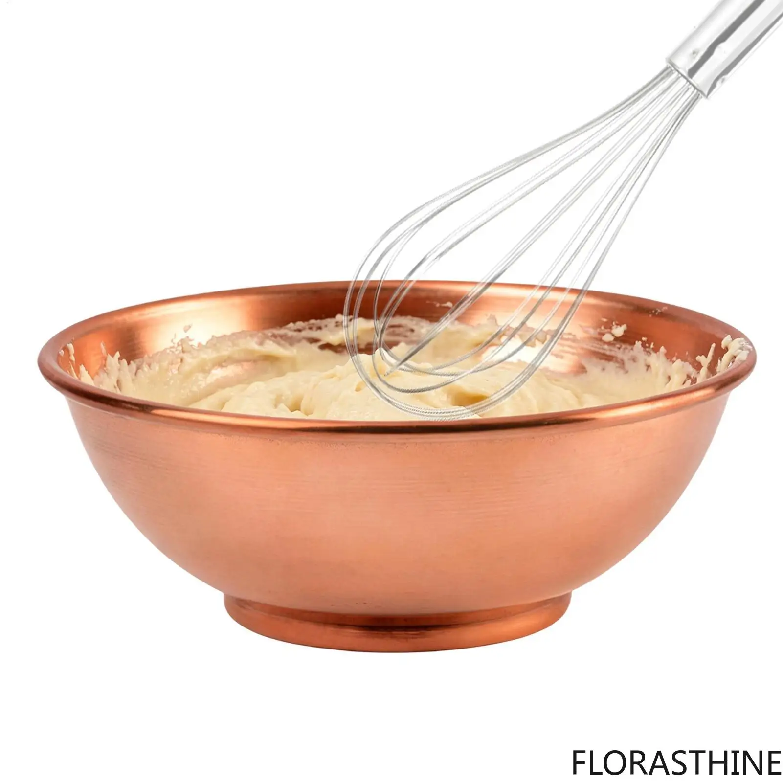 Copper Bowl Large Storage Containers Mixing Copper Dishes for Salad Home Baking Serving Kitchen Cooking Food Chef Fruit