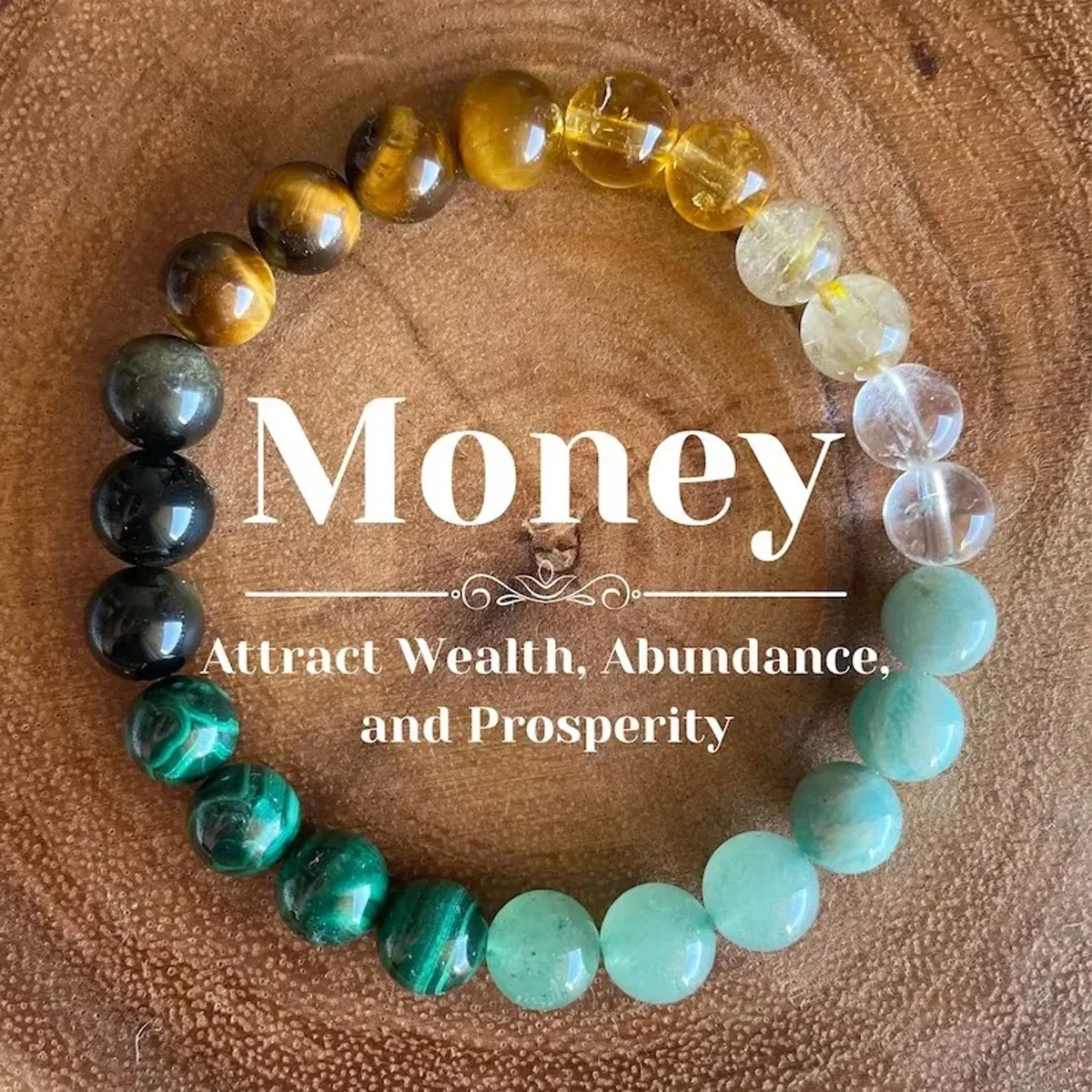 6 Styles Bracelet,Money ,Empath Protection ,Grounding & Protection Bracelet,Self-Love Bracelet