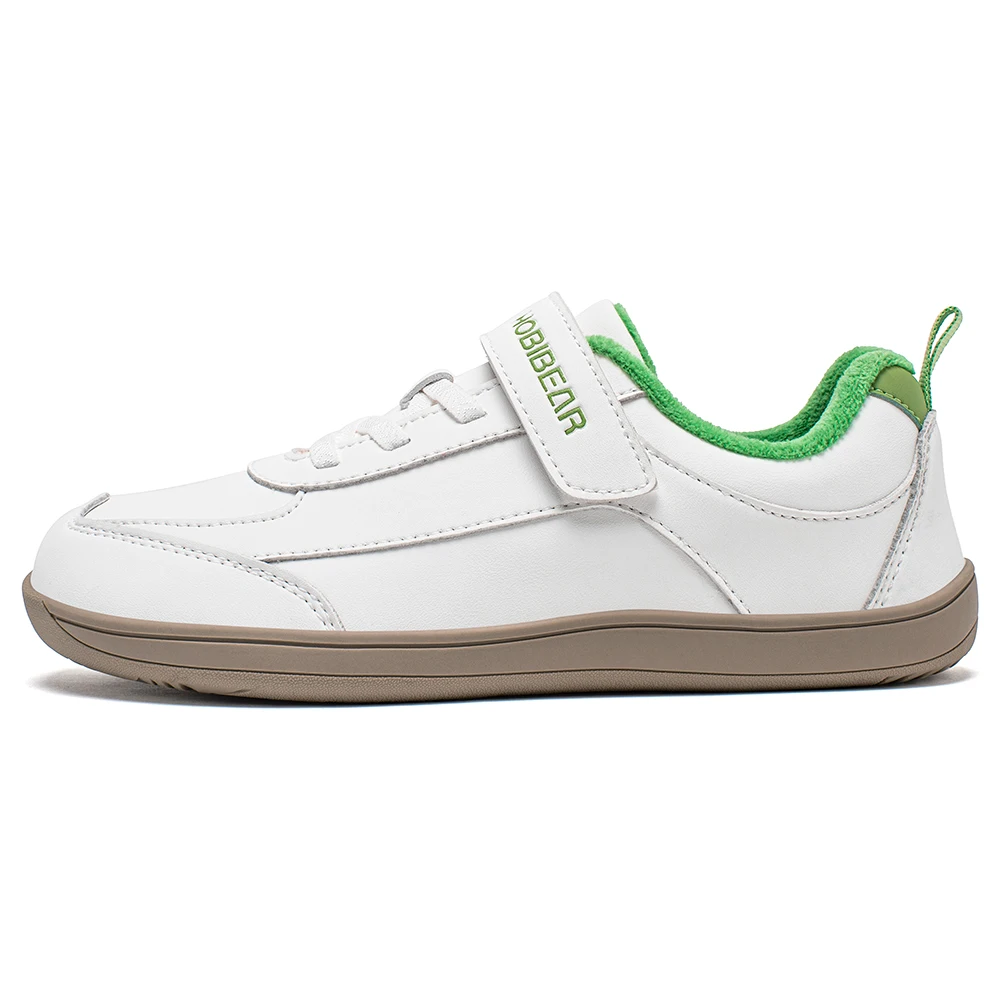 HOBIBEAR أطفال فو الفراء اصطف بيرفوت أحذية الشتاء واسعة تو صندوق الجلود الاصطناعية هوك حلقة أحذية للأطفال الكبار/الفتيان الفتيات #4