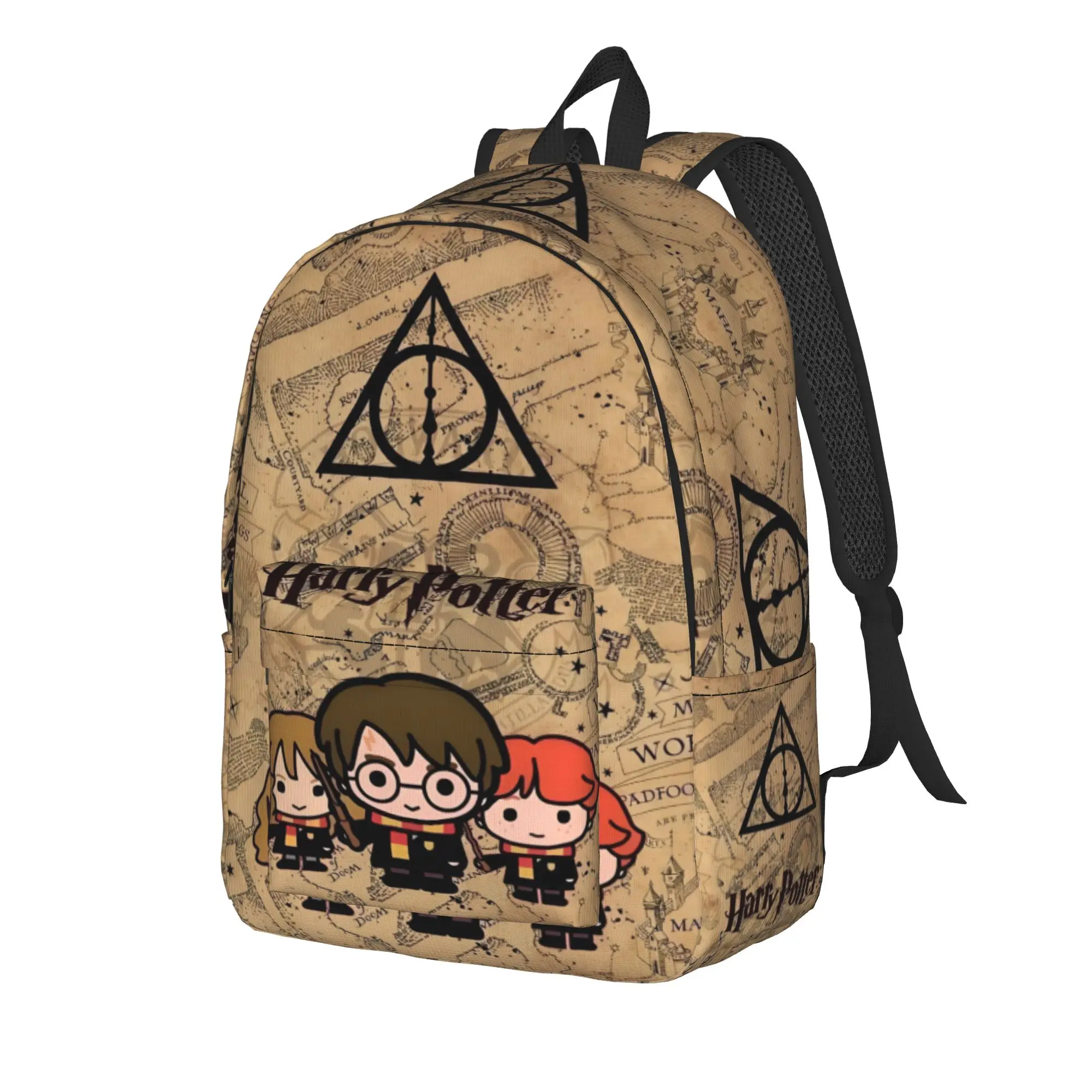 H-HP-P Harrys potters magic Backpack for Men Women Fashion High School Work Daypack  College Shoulder Bag Lightweight