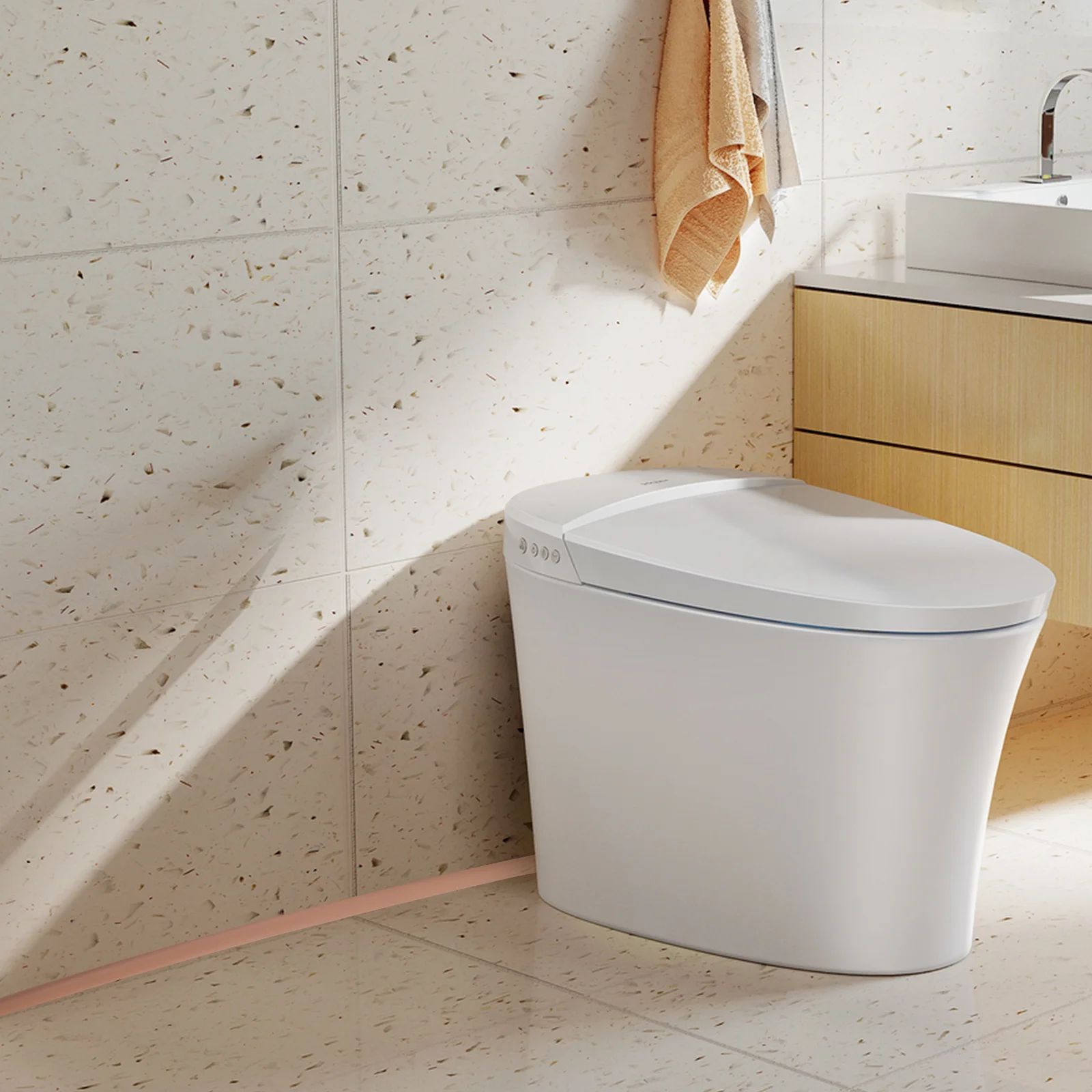 3 أمتار انحناء ربع دائري صب الكسوة ذاتية اللصق PVC لسلالم أرضية اللوح حوض الزاوية حافة الزخرفية المرنة #5