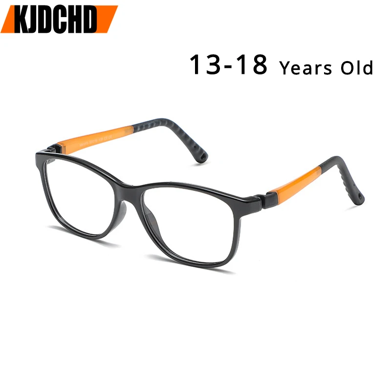 

KJDCHD Ultralight Flexible Soft Kids Frame TR Silica Gel Children Optical Spectacle Glasses Sight Eyeglass Safe Comfortable