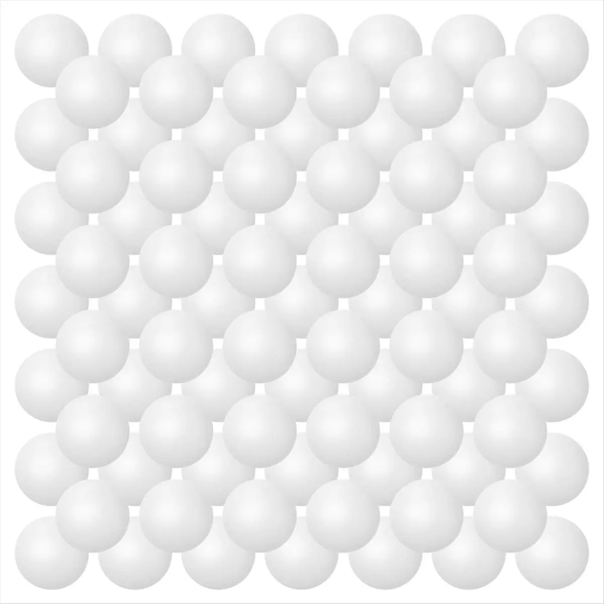MALL 100pcs Pong Balls 40mm Beer Balls Bulk Washable Small Game Balls for Carnival Pool Games Party Decoration Pet Toys