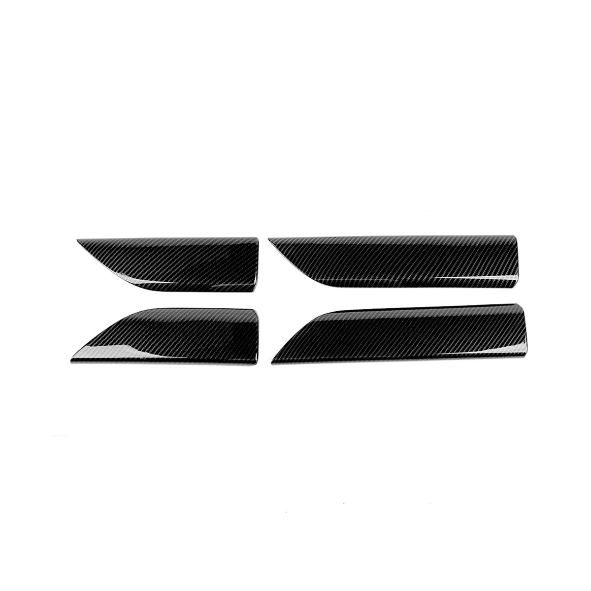 Car Inner Door Handle Cover Panel Stickers for Chevrolet Silverado 1500 GMC Sierra 1500 2019-2022 ,ABS Carbon Fiber