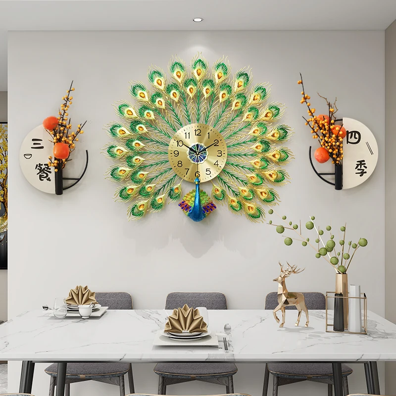 Silent Aesthetic Wall Clocks Digital Luxury Art Mural Restaurant Wall Watch Mechanism Reloj De Pared Living Room Decoration