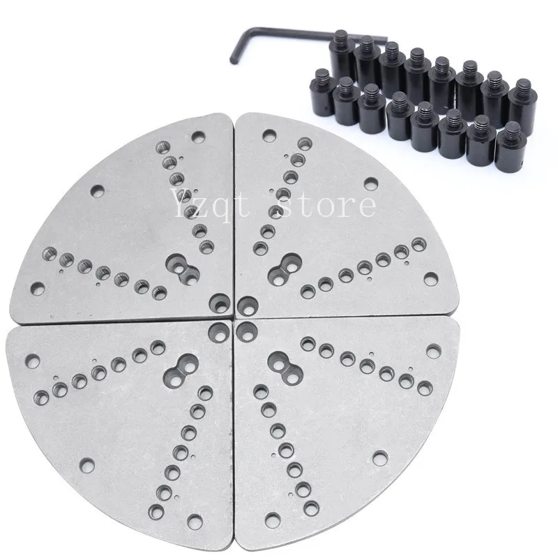 

8-дюймовый большой плоский коготь, приспособление для токарной пластины деревянной чаши и т. д., аксессуары для станков, аксессуары для токарных станков