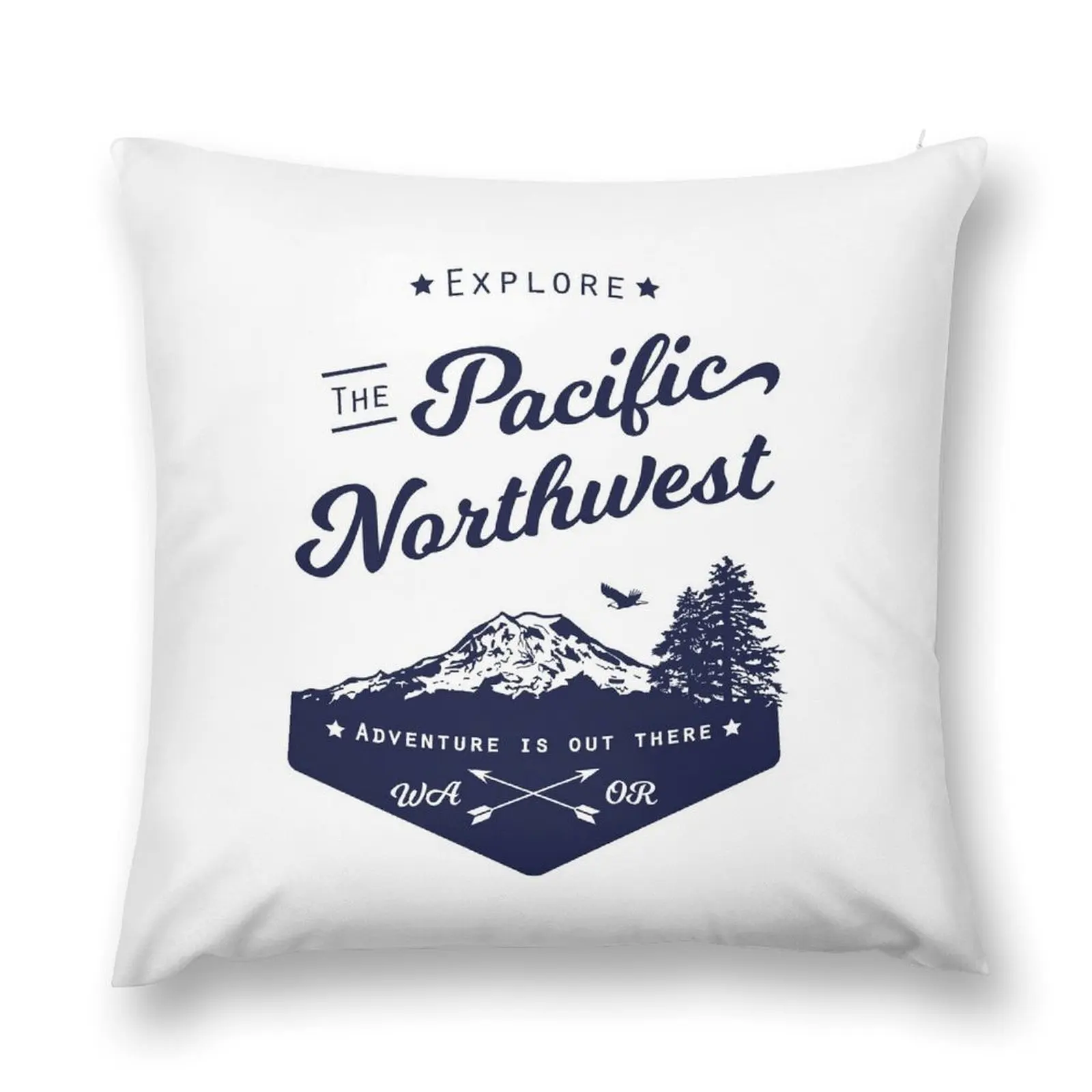 Explore The Pacific Northwest Throw Pillow Couch Pillows Pillowcase pillow